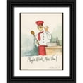 thumbnail image 1 of Paul, Alan 19x24 Black Ornate Wood Framed with Double Matting Museum Art Print Titled - More Vino, 1 of 4