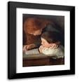 thumbnail image 1 of Paul-Albert Bartholomé 15x18 Black Modern Framed Museum Art Print Titled - Reading (1880-1885), 1 of 5