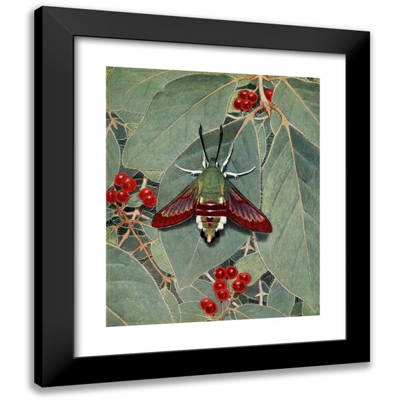 Paul-Andre Robert 20x24 Black Modern Framed Museum Art Print Titled - The Sphinx-Gaze (1934)