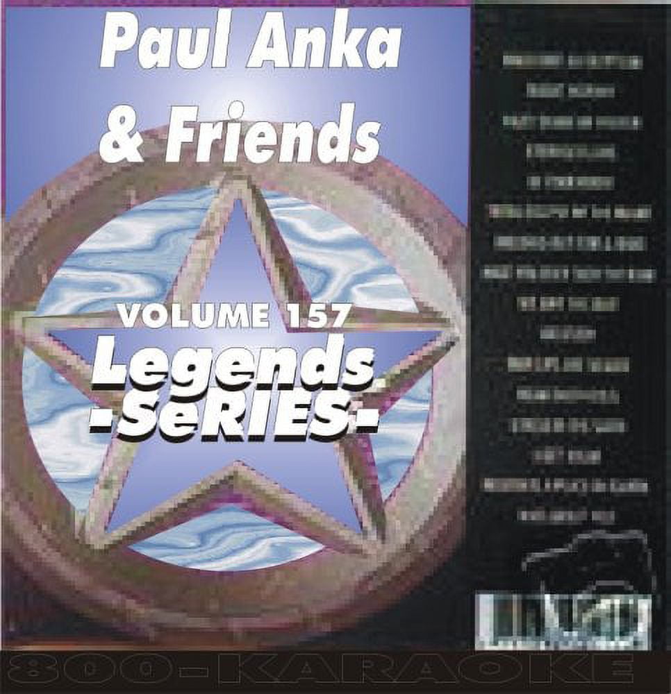 Paul Anka & 50's Male 16 Song Karaoke CDG Legends #157