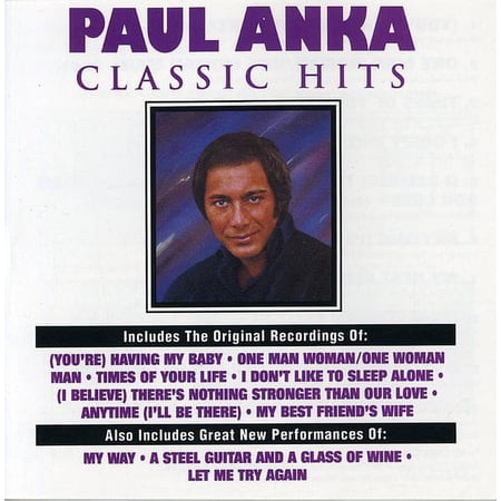 Paul Anka - Classic Hits - Music & Performance - CD