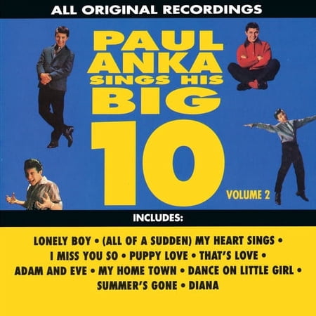 Paul Anka - Sings His Big Ten 2 - Music & Performance - CD