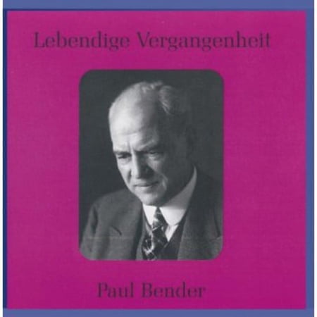 Paul Bender - Legendary Voices: Paul Bender - Classical - CD