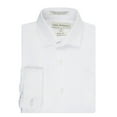 thumbnail image 1 of Paul Bernado Boy's 2205SLFC Slim Fit French Cuff Pique Design Dress Shirt - White - 2, 1 of 5