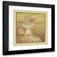 thumbnail image 1 of Paul Berthon 12x13 Black Modern Framed Museum Art Print Titled - Portrait of Wilhelmina, Queen of the Netherlands (1901), 1 of 5