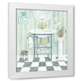 thumbnail image 1 of Paul Brent 12x14 White Modern Wood Framed Wall Art Titled - Wash Basin, 1 of 5