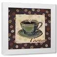 thumbnail image 1 of Paul Brent 15x15 White Modern Wood Framed Wall Art Titled - Cup of Joe I, 1 of 5