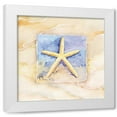 thumbnail image 1 of Paul Brent 15x15 White Modern Wood Framed Wall Art Titled - Starfish, 1 of 5
