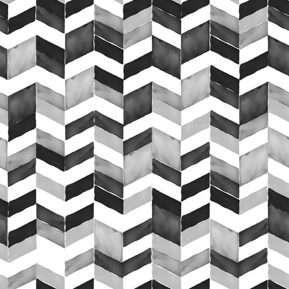 Paul Brent Watercolor Chevron Peel and Stick Wallpaper