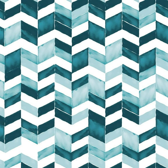 Paul Brent Watercolor Chevron Peel and Stick Wallpaper