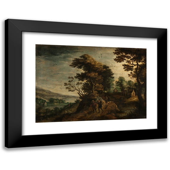 Paul Bril 14x11 Black Modern Framed Museum Art Print Titled - Landscape