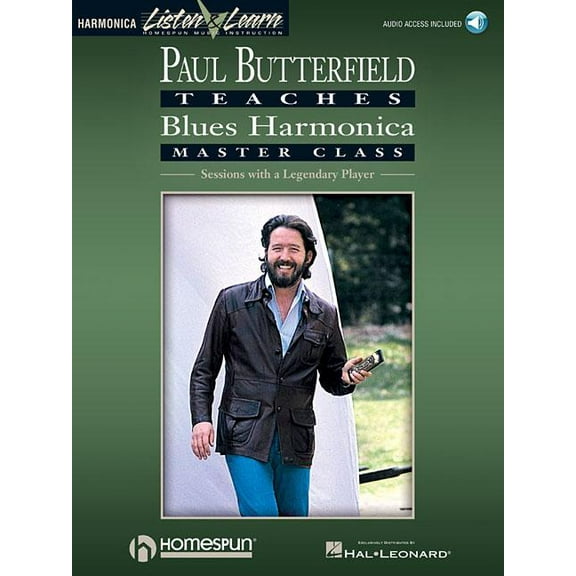 Paul Butterfield - Blues Harmonica Master Class Book/Online Audio (Other)