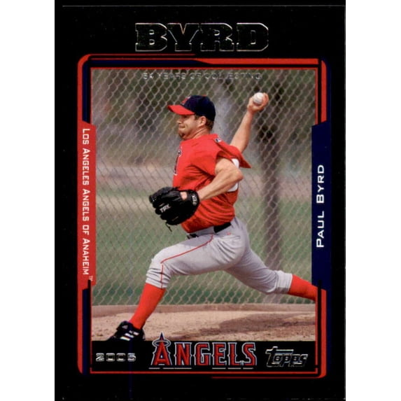 Paul Byrd Card 2005 Topps Black #573
