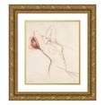 thumbnail image 1 of Paul César Helleu 12x14 Gold Ornate Wood Frame and Double Matted Museum Art Print Titled - Not, 1 of 4