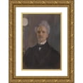 thumbnail image 1 of Paul César Helleu 13x18 Gold Ornate Wood Frame and Double Matted Museum Art Print Titled - Portrait Henri Rochofortfert (1830-1913). (1889), 1 of 4