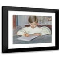 thumbnail image 1 of Paul César Helleu 14x12 Black Modern Framed Museum Art Print Titled - The Drawing Lesson, 1 of 5