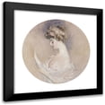 thumbnail image 1 of Paul César Helleu 15x15 Black Modern Framed Museum Art Print Titled - Portrait of Marthe Letellier, Nee Fourton, 1 of 5