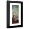 thumbnail image 1 of Paul Cézanne 11x24 Black Modern Framed Museum Art Print Titled - The Four Seasons - Winter (1860), 1 of 5