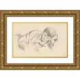 thumbnail image 1 of Paul Cézanne 14x11 Gold Ornate Wood Frame and Double Matted Museum Art Print Titled - The Artist's Son Leaning on His Elbow (C. 1887), 1 of 4