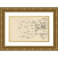 thumbnail image 1 of Paul Cézanne 14x11 Gold Ornate Wood Frame and Double Matted Museum Art Print Titled - The Mill (1889-1892), 1 of 4