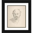 thumbnail image 1 of Paul Cézanne 20x23 Black Ornate Framed Double Matted Museum Art Print Titled: Portrait of the Artist, 1 of 5