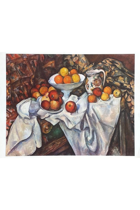 Paul Cezanne Apples And Oranges Poster, Unframed Paper Poster 8x10in