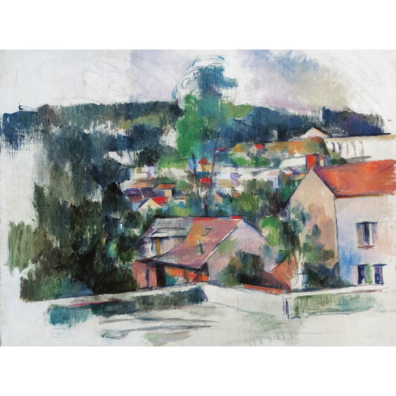Paul Cezanne Landscape Extra Large Art Print Wall Mural Poster Premium XL