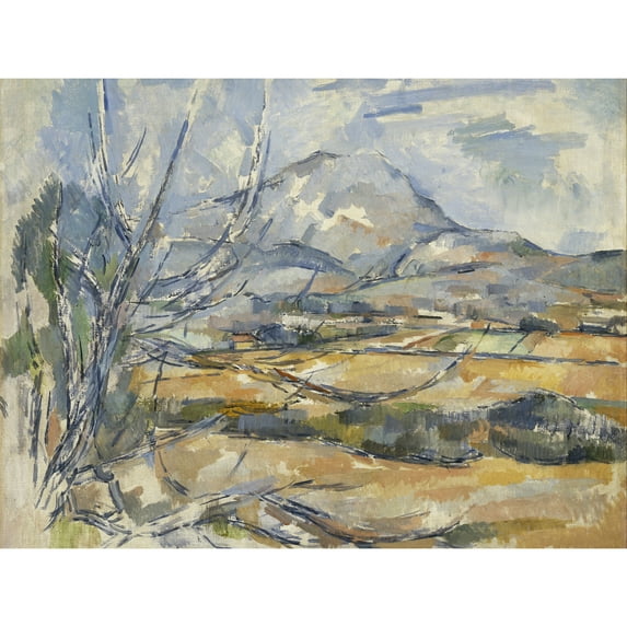 Paul Cezanne Montagne Sainte Victoire Extra Large Art Print Wall Mural Poster Premium XL