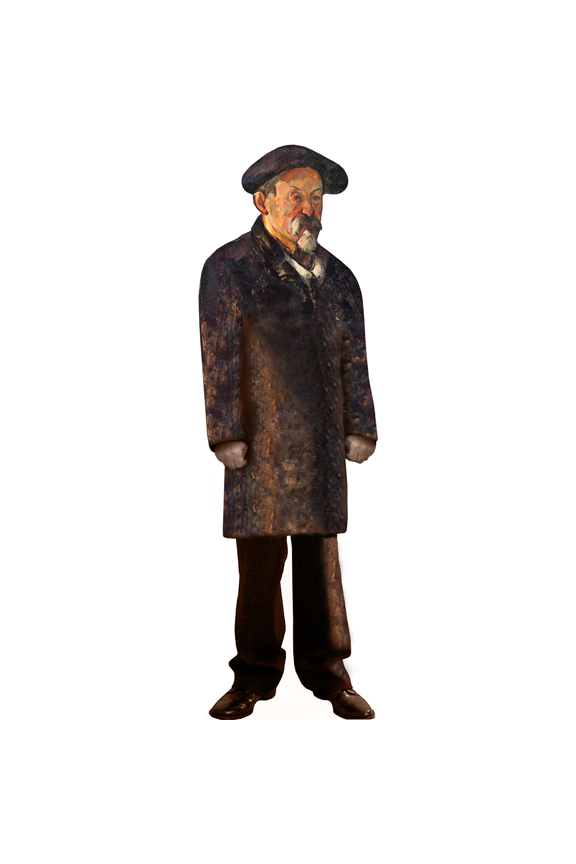Paul Cezanne Post Impressionist Painter Cardboard Cutout Standee Standup