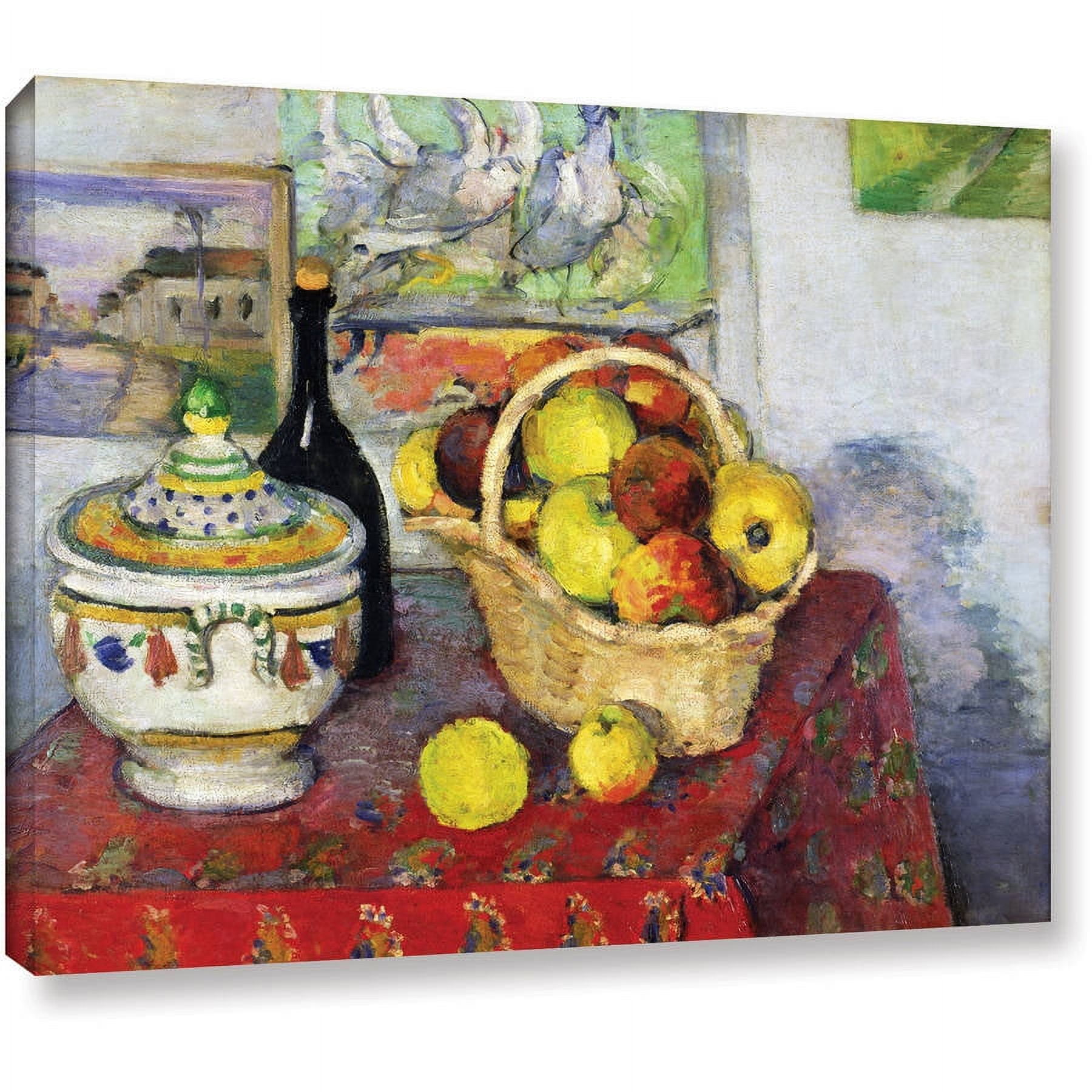 Paul Cezanne "Still Life with Tureen" Gallery-wrapped Canvas Art