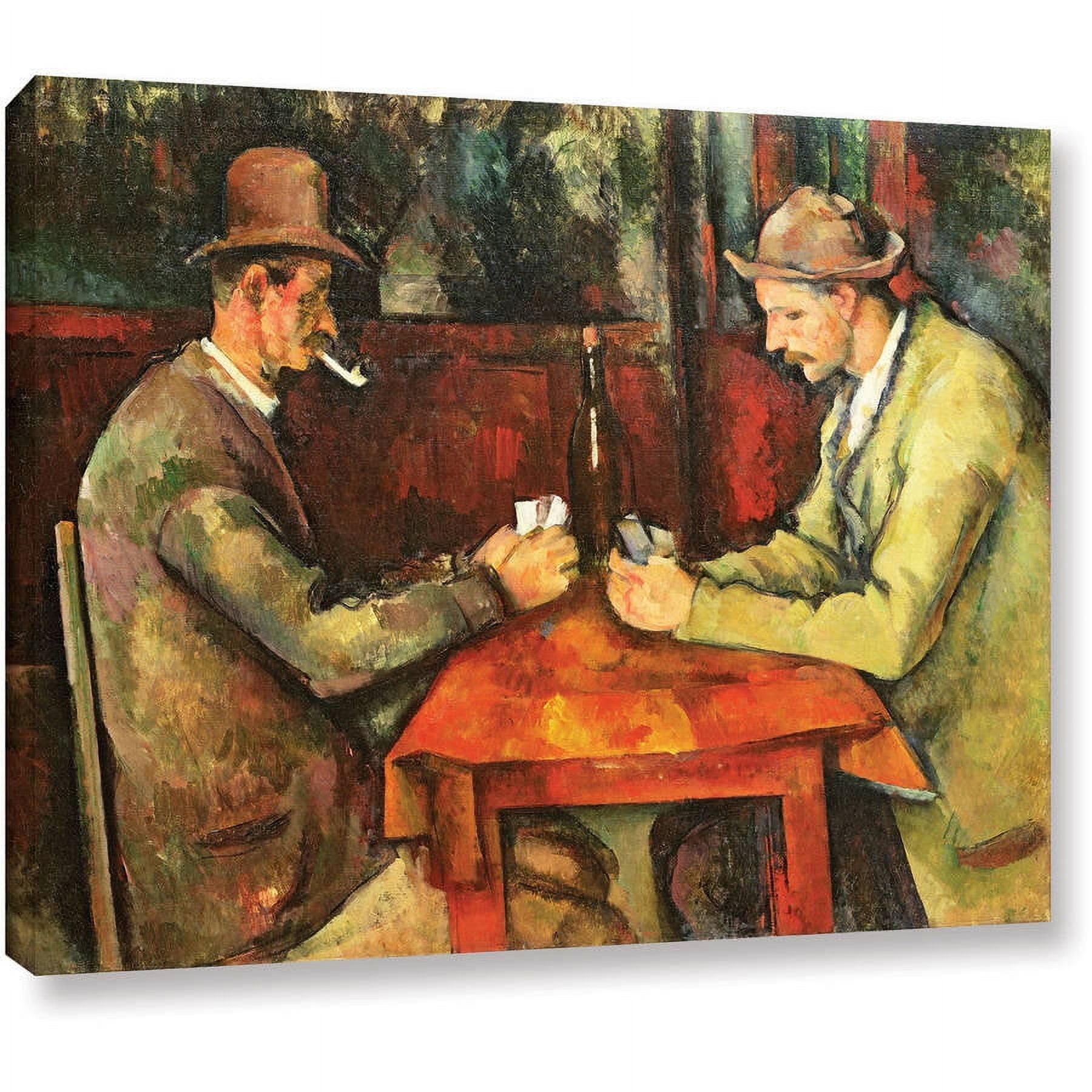 Paul Cezanne "The Card Players" Gallery-wrapped Canvas Art