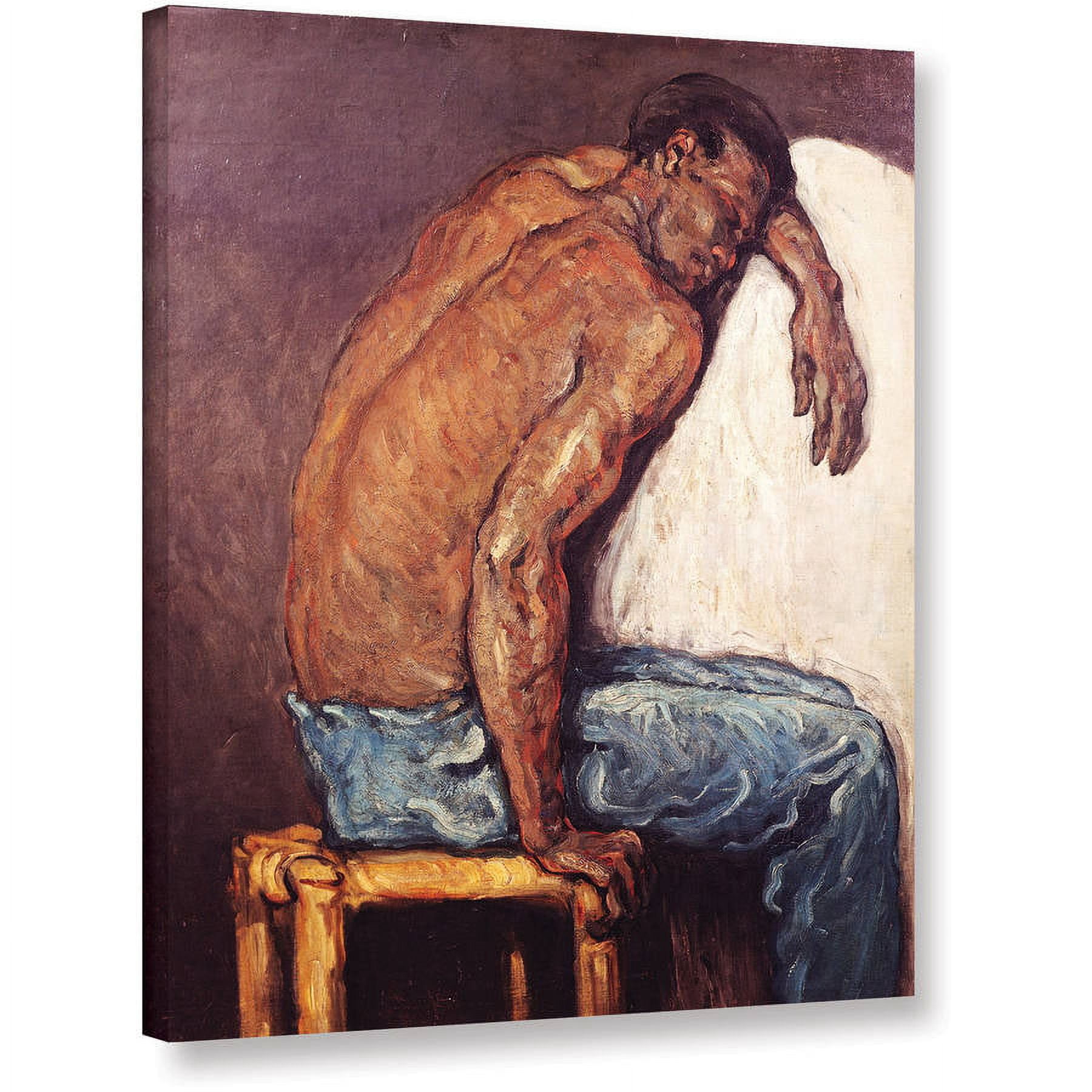 Paul Cezanne "The Negro Scipion" Gallery-wrapped Canvas Art