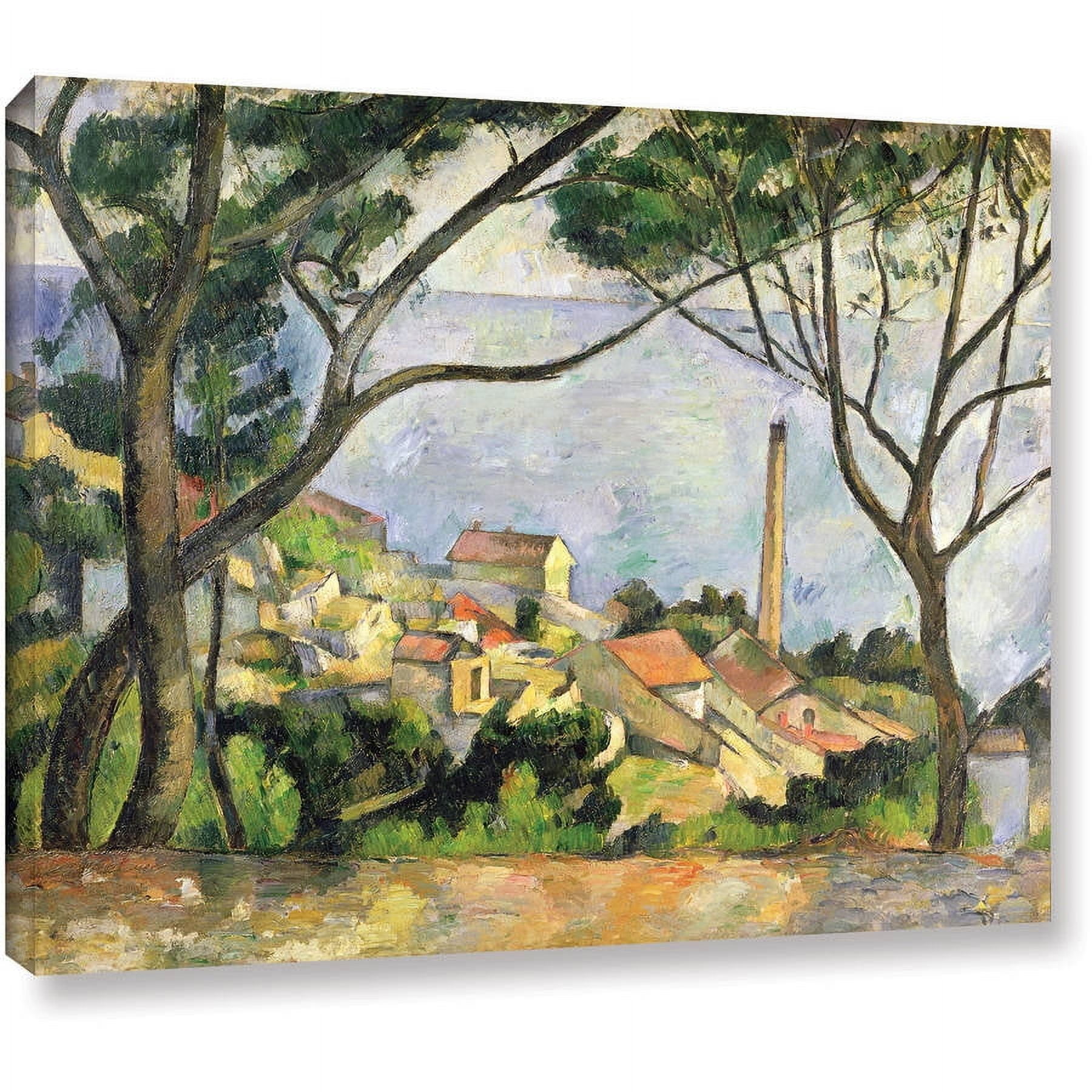 Paul Cezanne "The Sea at l'Estaque" Gallery-wrapped Canvas Art