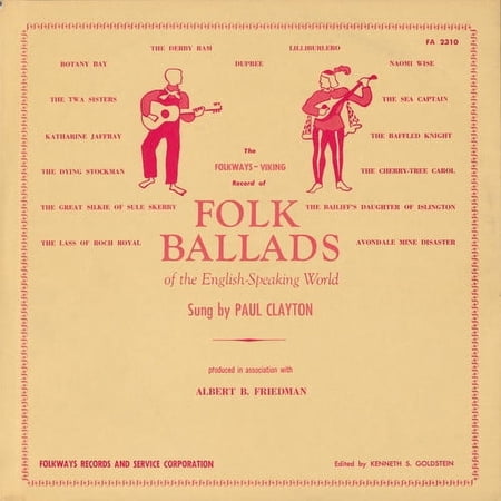 Paul Clayton - Folk Ballads of the English-Speaking World - Music & Performance - CD