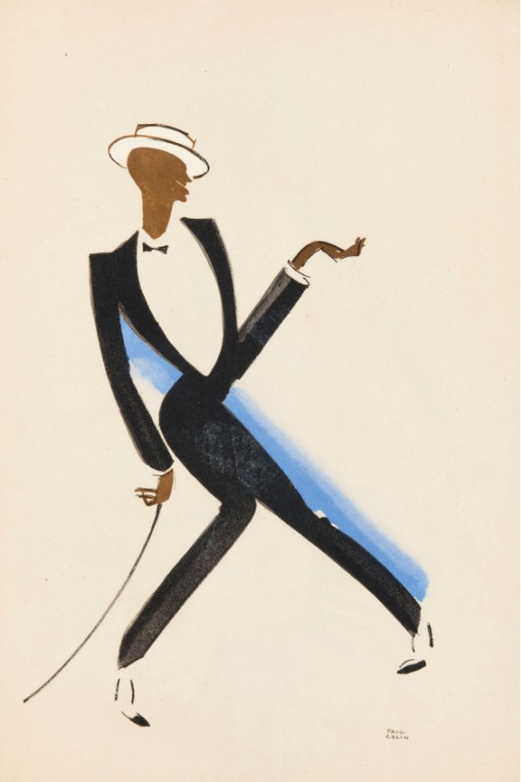 Paul Colin le tumulte noir. Ballroom 24"x36" Vintage Dancing Poster - Art Print