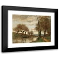 thumbnail image 1 of Paul Désiré Trouillebert 18x15 Black Modern Framed Museum Art Print Titled - Home Home on the River, 1 of 5