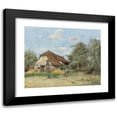 thumbnail image 1 of Paul Désiré Trouillebert 18x15 Black Modern Framed Museum Art Print Titled - The Reaper Near the Farm, 1 of 5