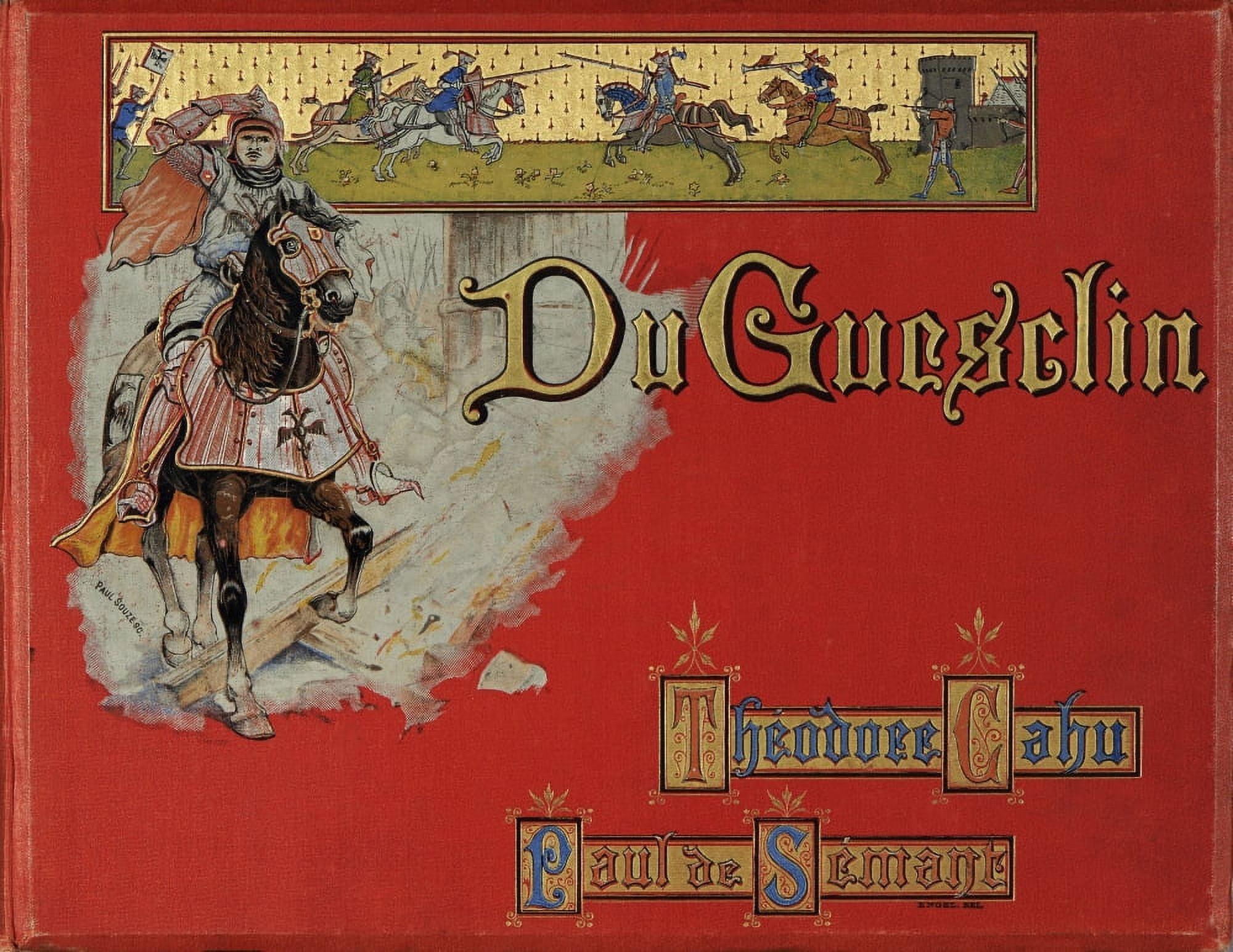 Paul De Semant (1855-1915) Canvas Art - (24 x 18)