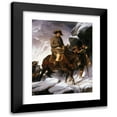 thumbnail image 1 of Paul Delaroche 12x14 Black Modern Framed Museum Art Print Titled - Napoleon Crossing the Alps (1850), 1 of 5
