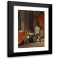 thumbnail image 1 of Paul Delaroche 17x24 Black Modern Framed Museum Art Print Titled - Saint Vincent De Paul Preaching to the Court of Louis XIII on Behalf of the Abandoned&nbsp;Children (1823), 1 of 5