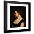 thumbnail image 1 of Paul Dubois 14x18 Black Modern Framed Museum Art Print Titled - Women's Profile (ca 1880), 1 of 5