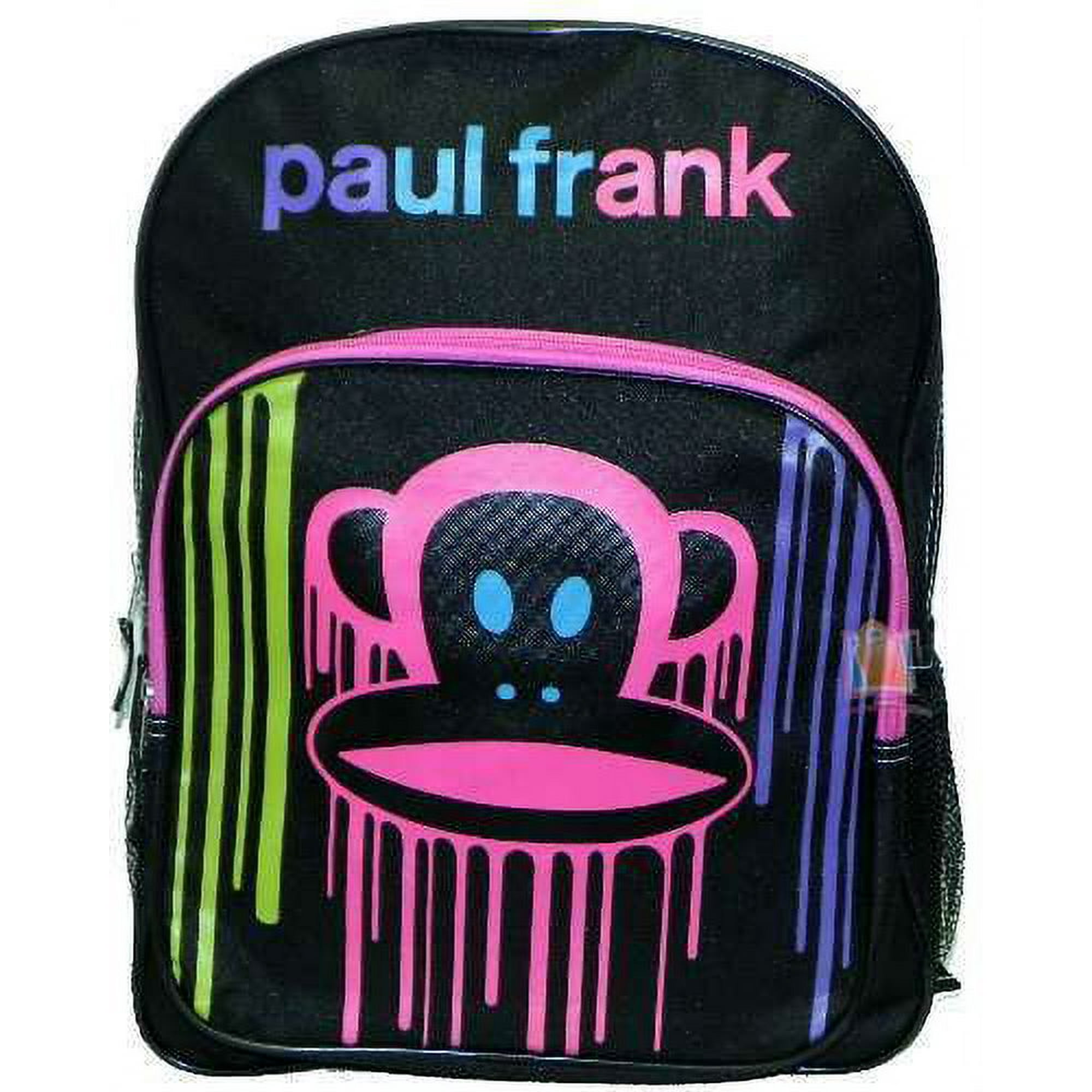 Kinematics eternally Roadblock Paul Frank Backpack Julius Book Bag Multi-color, New - Walmart.com