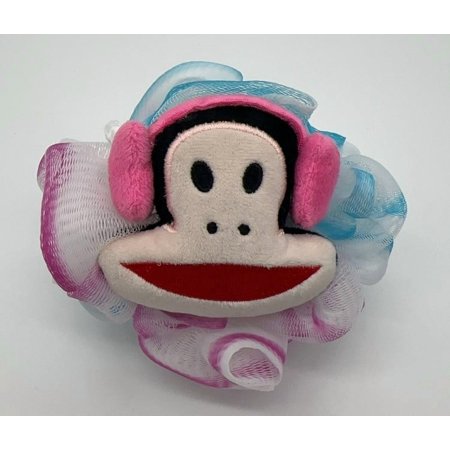 Paul Frank Character Bath Pouf, Sky Blue, Ages 3+, Fun for all ages, Make bath time exciting