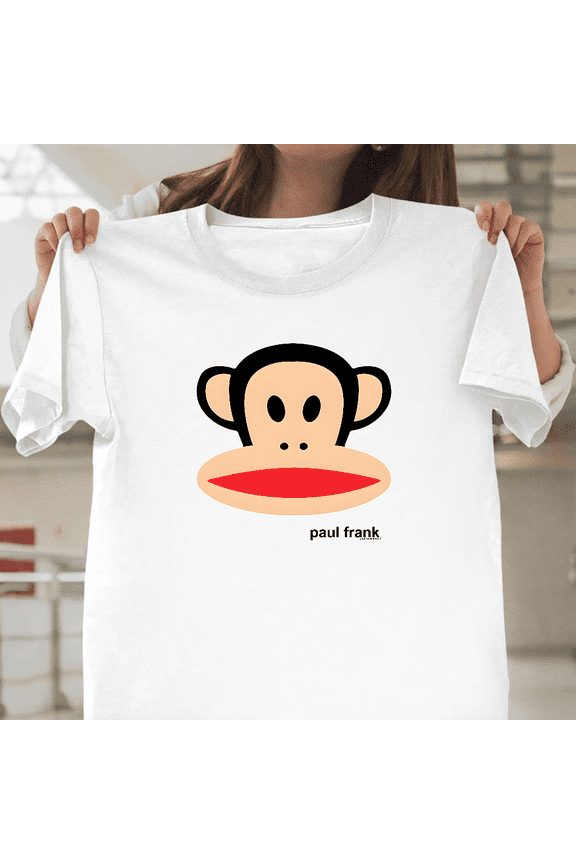 Paul Frank Julius The Monkey Big Face Classic Style Unisex T-Shirt, up to size 3XL.