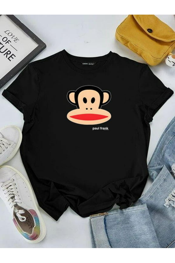 Paul Frank Julius The Monkey Big Face Classic Style Unisex Tee, for men & women, up to size 5XL