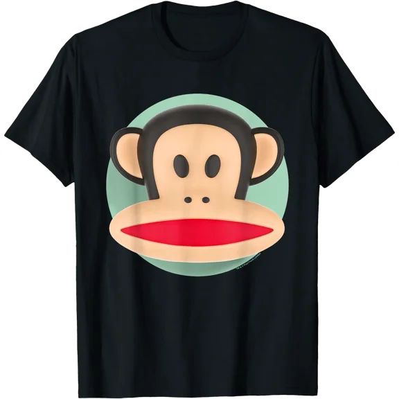Paul Frank Julius The Monkey Green Circle T-Shirt, Vintage Birthday Gift
