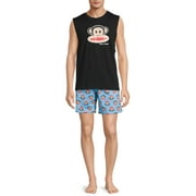 Paul Frank Men's Tank Top and Shorts Pajama Set, 2-Piece, Large