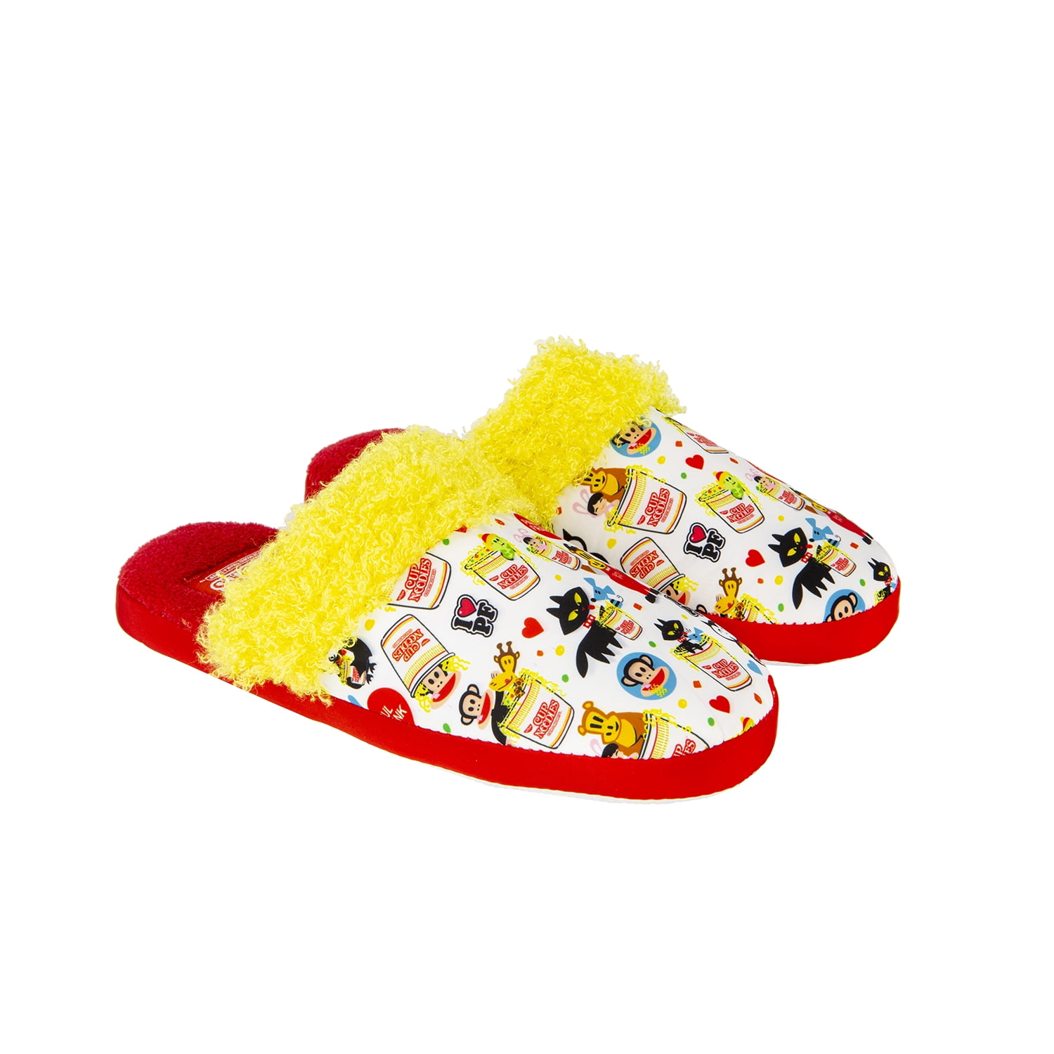 Paul Frank x Cup Noodles Women s Soft Slippers Large US 9 US 10