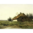 thumbnail image 1 of Paul Gabriel Farm In The Open Fields Painting Extra Large XL Wall Art Poster Print, 1 of 3