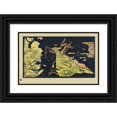 thumbnail image 1 of Paul Gauguin 14x11 Black Ornate Wood Framed Double Matted Museum Art Print Titled: Auti Te Pape (Women at the River) (1894-1895), 1 of 5